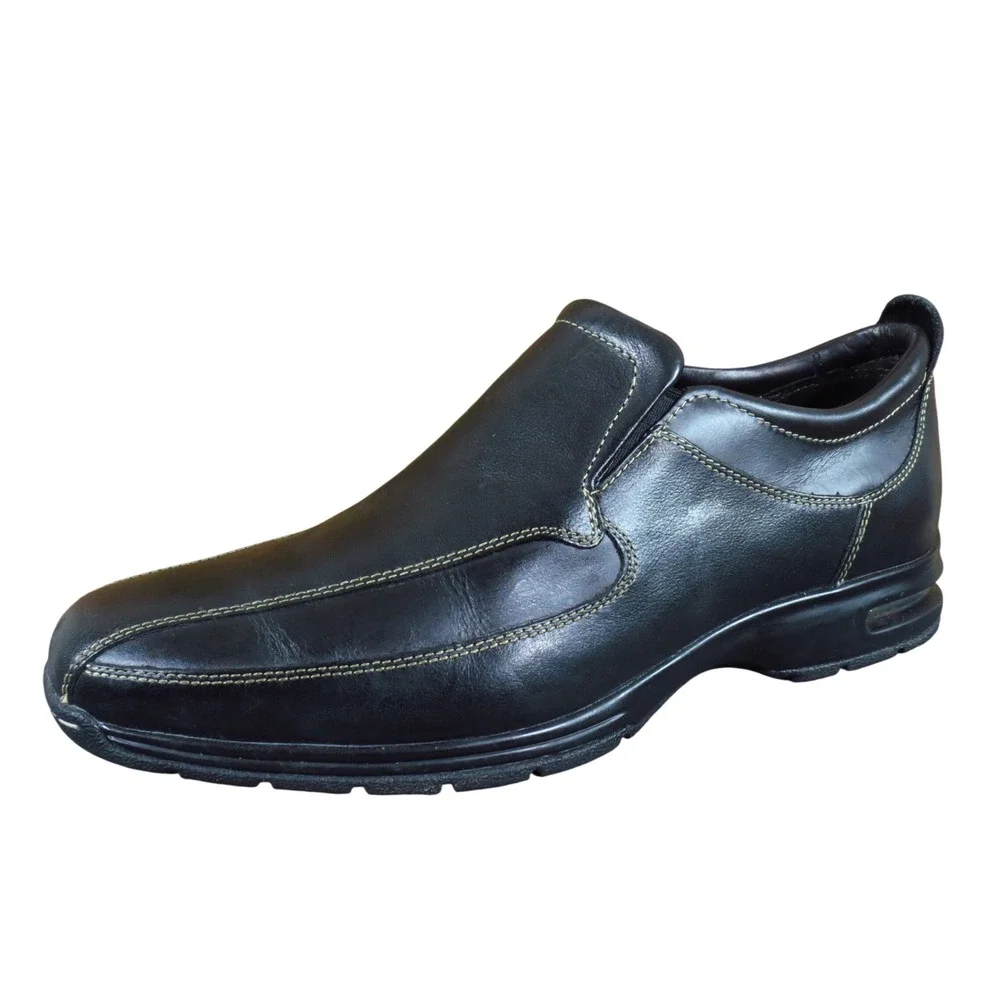 Cole‎ Haan C06505 Mens NikeAir Loafers Size 9 Wide Dress Casual Black Leather